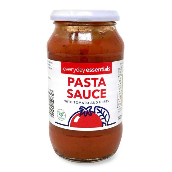 Everyday Essentials Pasta Sauce With Tomato & Herbs 440g